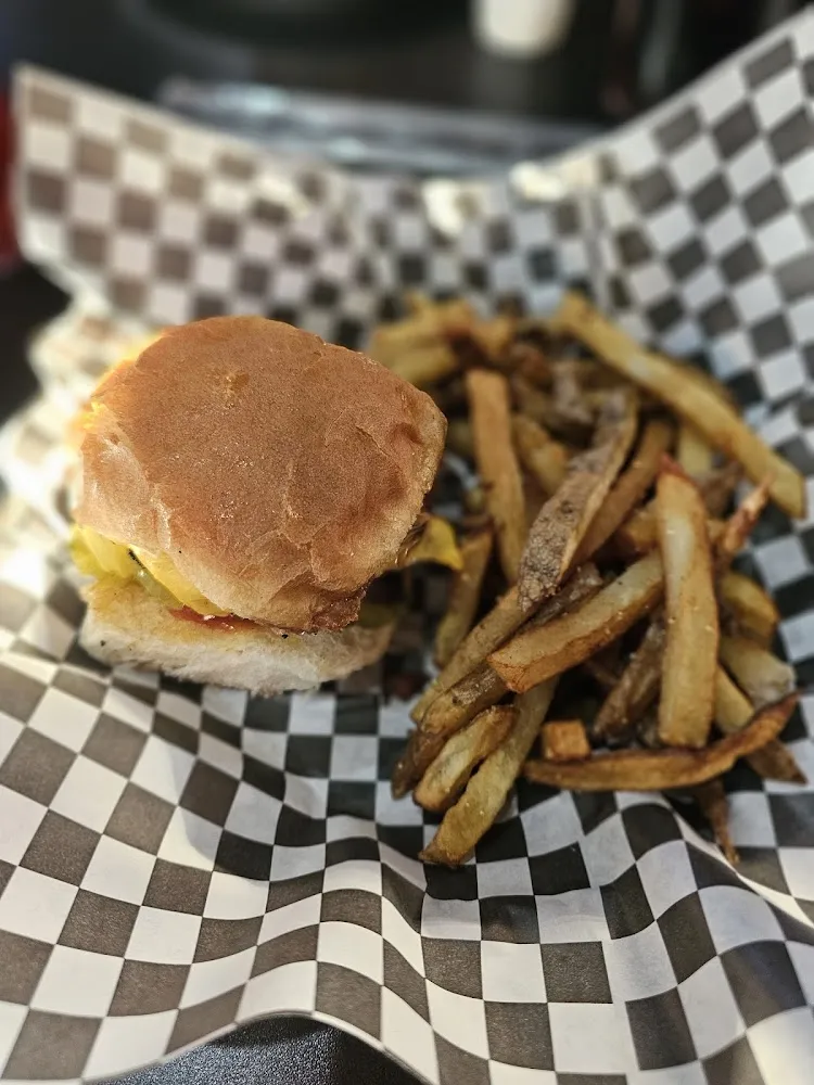 Cheeseburger and French Fries