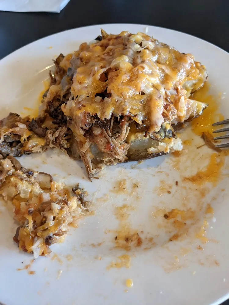 Triple S Baked Potato with Pork Barbeque